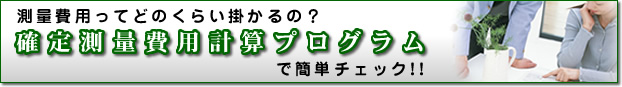 確定測量費用計算プログラム